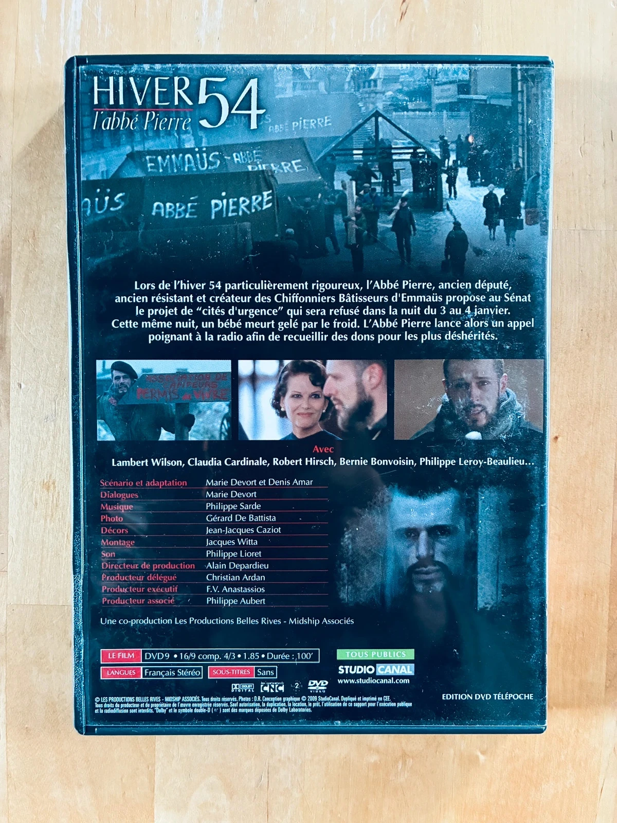 DVD Hiver 54 l’abbé Pierre. – photo 3
